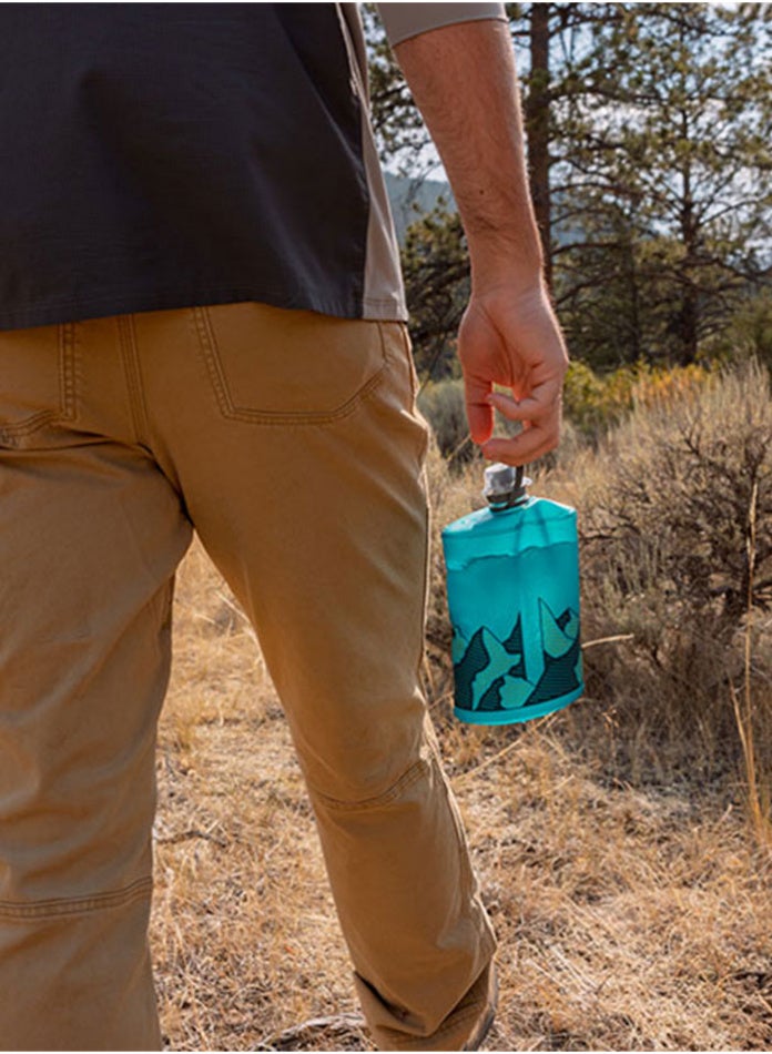 Hydrapak Water Bottle – Stow 1L - Glacier Blue - Image 5